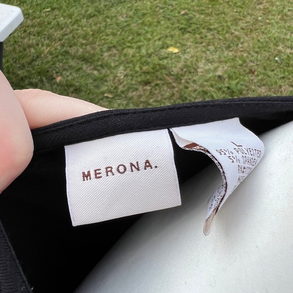 LAST CHANCE 7/31 Deep V-Neck Black Midi Dress - Picture 4 of 4